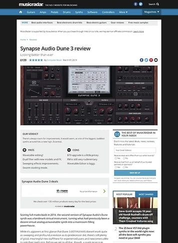 synapse audio dune serial number